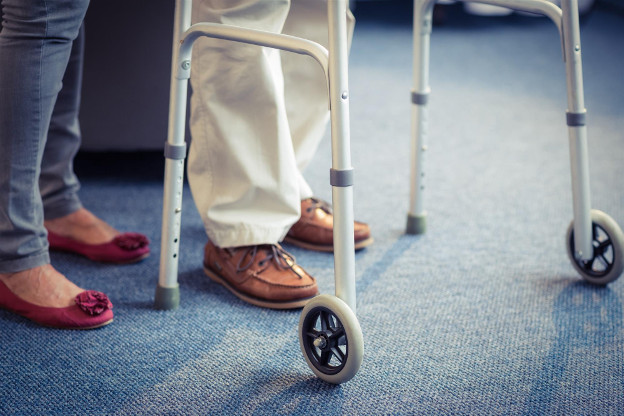 Assisting patient walk