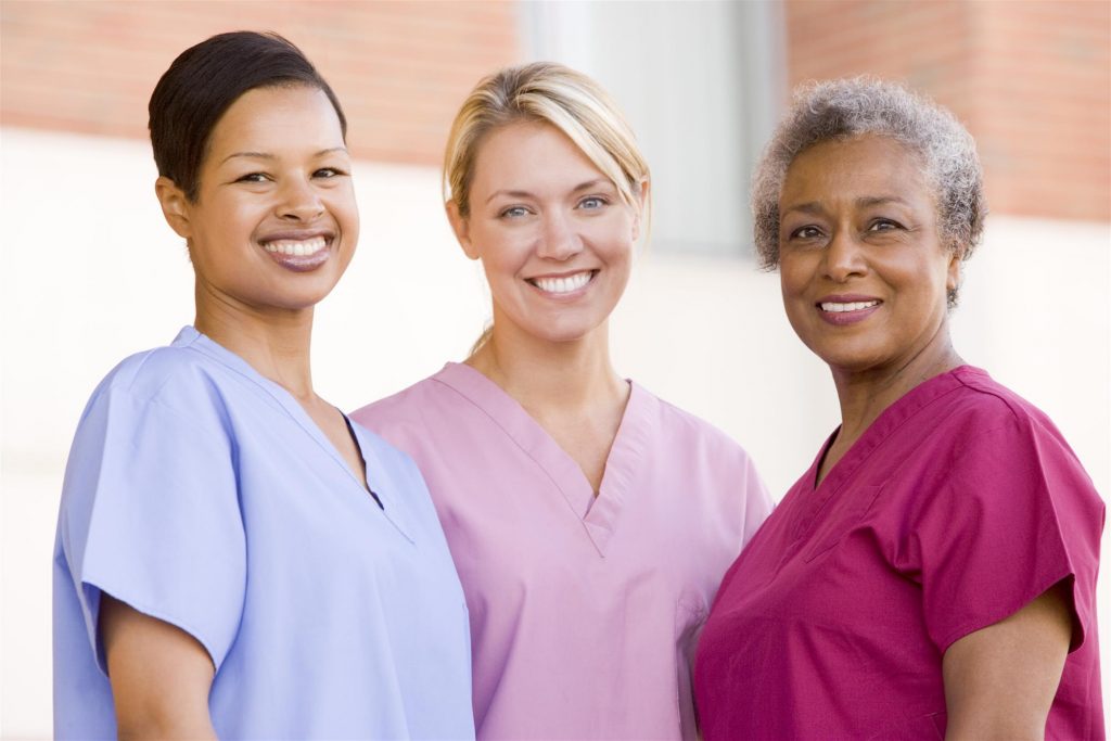 Nursing graduates entering the workforce.